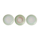 70s ceramics: Set de platos principal "Palms" (juego de 2 unidades)