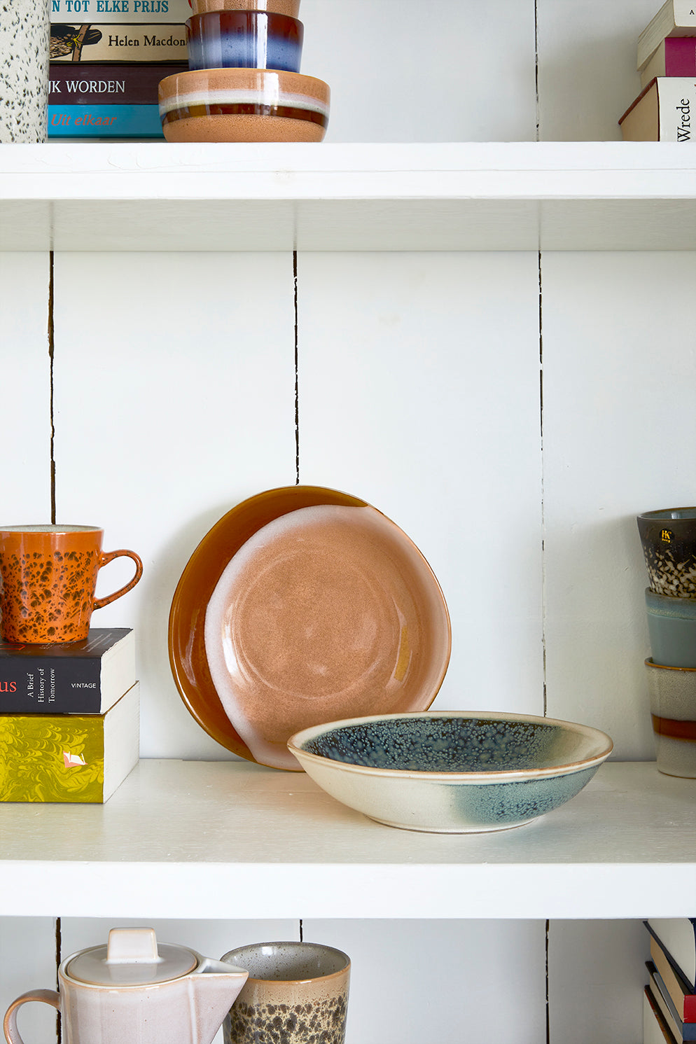 70s ceramics: Set de bowls "Mist" (juego de 2 unidades)