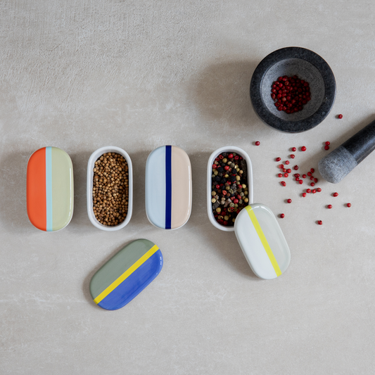Juego de 4 frascos de porcelana TINY 2