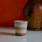 70s ceramics, Set de 4 Tazas de café, "Pop"