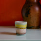 70s ceramics, Set de 4 Tazas de café, "Pop"