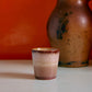 70s ceramics, Set de 4 Tazas de café, "Surreal"
