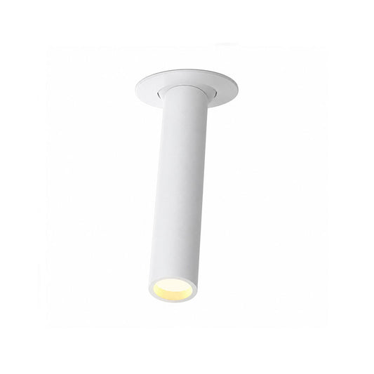 Foco empotrado metálico blanco Tube