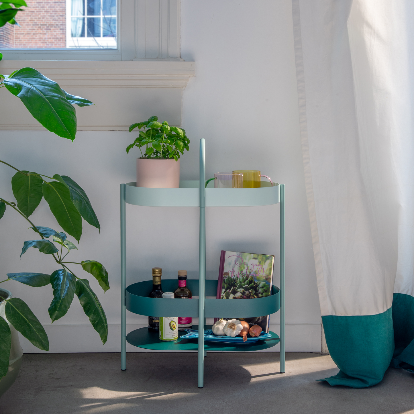 Mesa lateral Barbara 'verde'