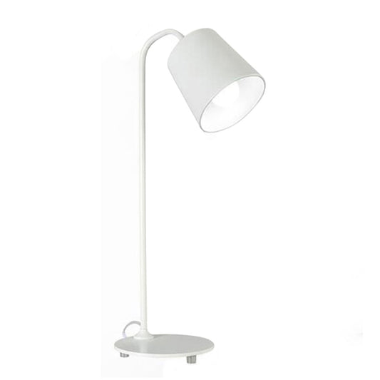 Lámpara de mesa metálica blanca Desk Lamp