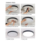 Plafón circular celeste Aura